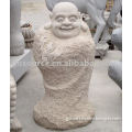 stone laughing buddha statue